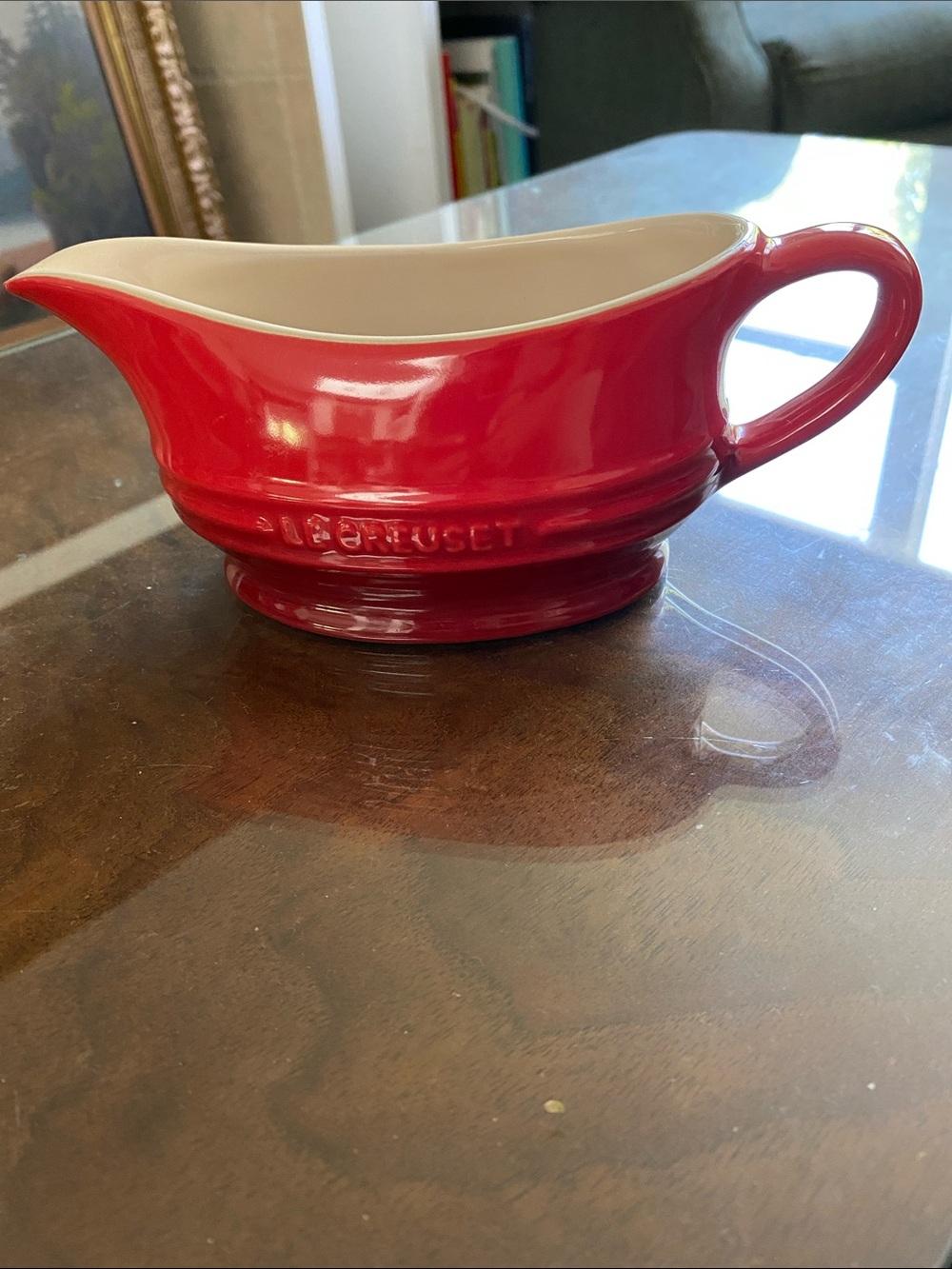 Le Creuset Red Cerise Gravy Boat